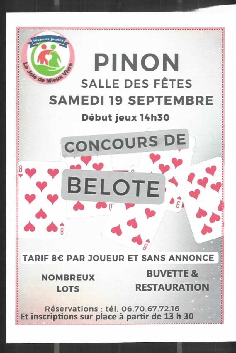 CONCOURS DE BELOTE